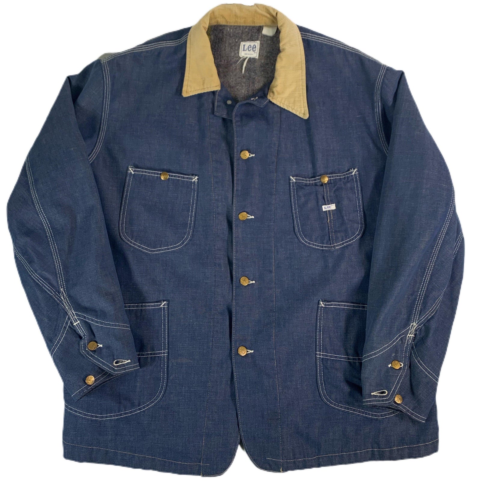Vintage Lee Union Made "Blanket Lined" Denim Chore Jacket - jointcustodydc