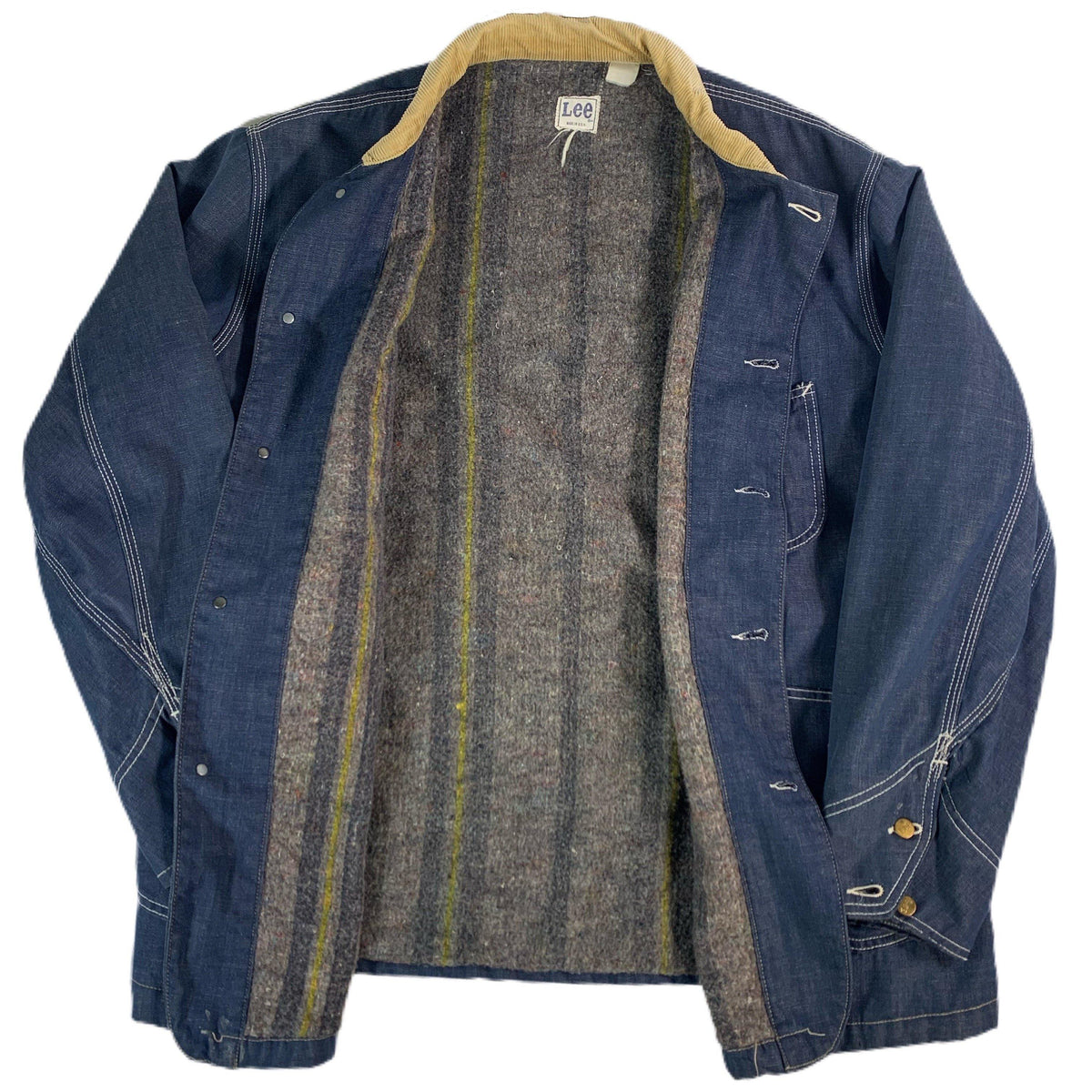 Vintage Lee Union Made &quot;Blanket Lined&quot; Denim Chore Jacket - jointcustodydc