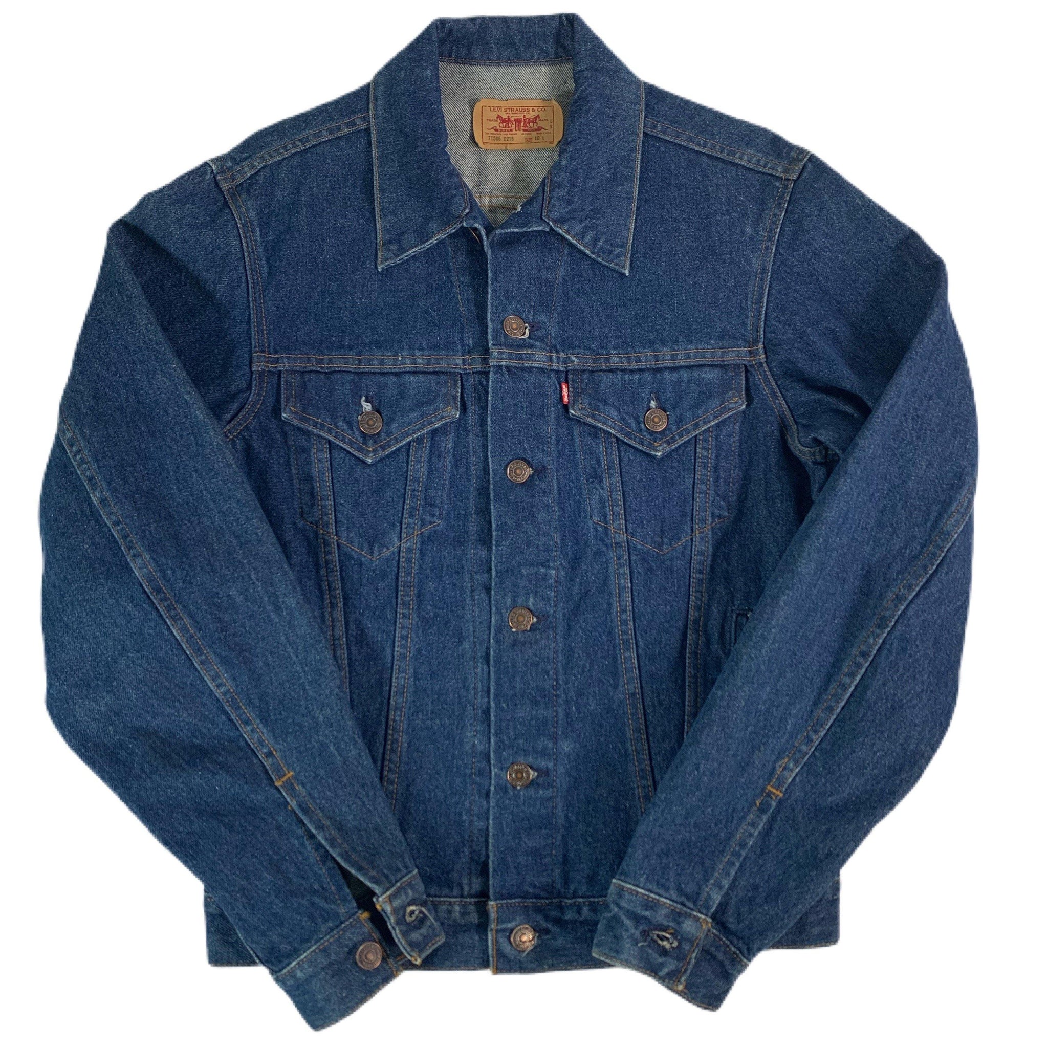 Vintage Levi's "Type III" 71506 0216 Dark Blue Jacket | jointcustodydc
