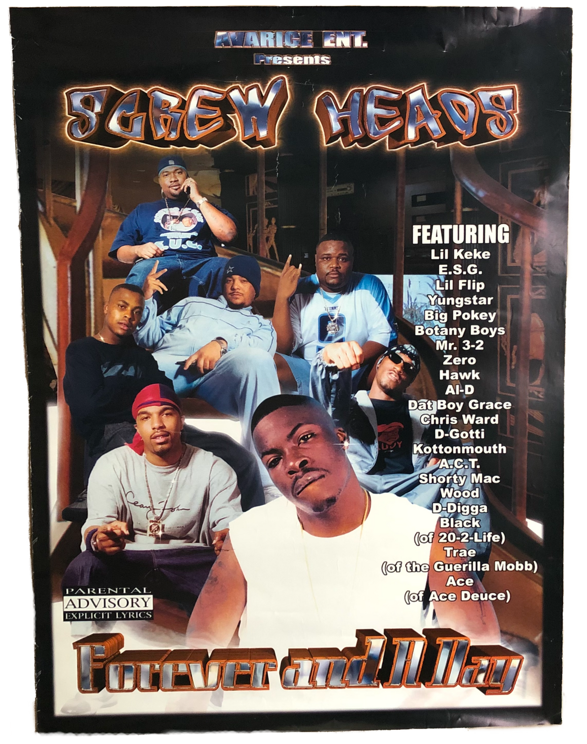 Vintage Screw Heads &quot;Forever and a Day&quot; Promotional Poster
