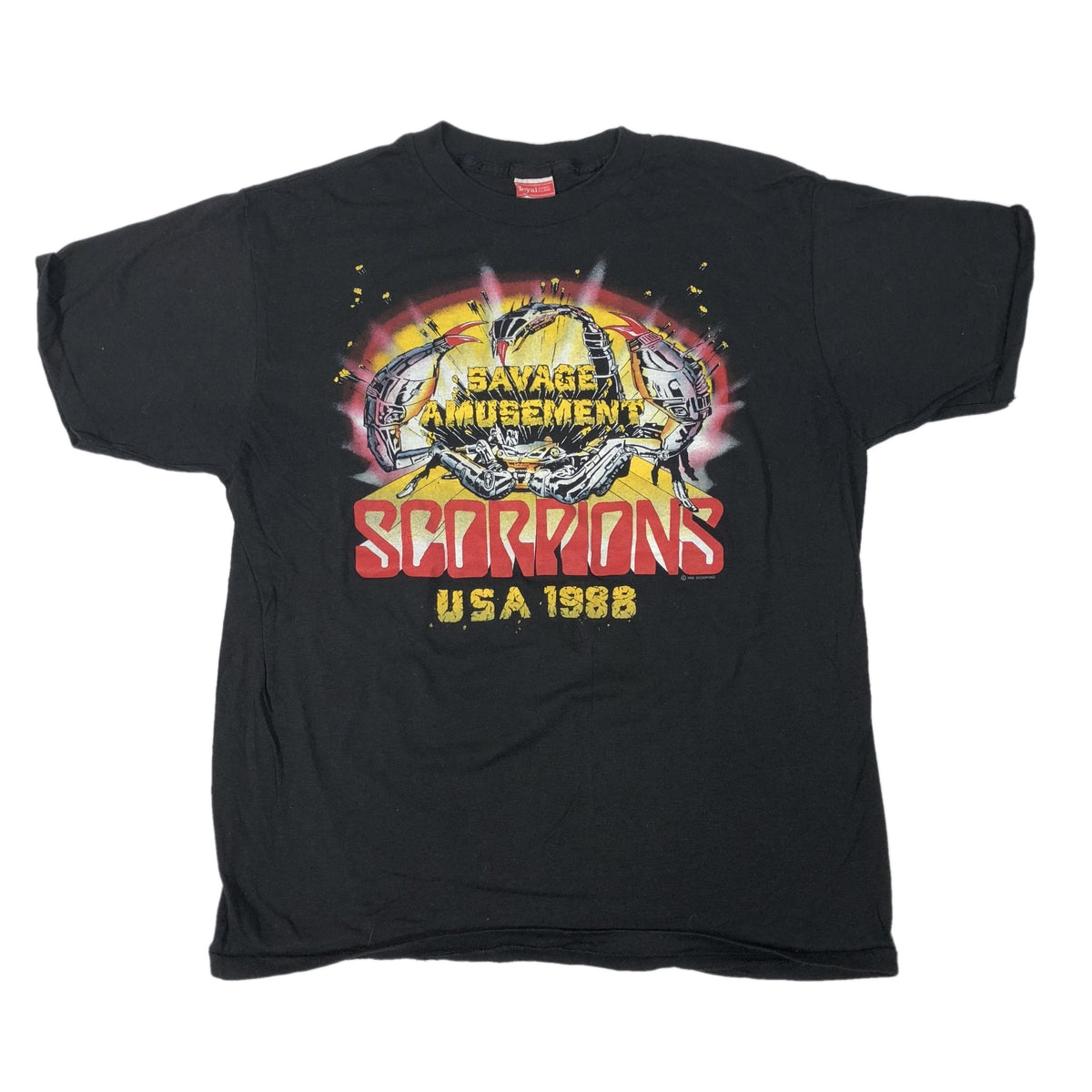 Vintage Scorpions &quot;Savage Amusement USA 1988&quot; T-Shirt - jointcustodydc