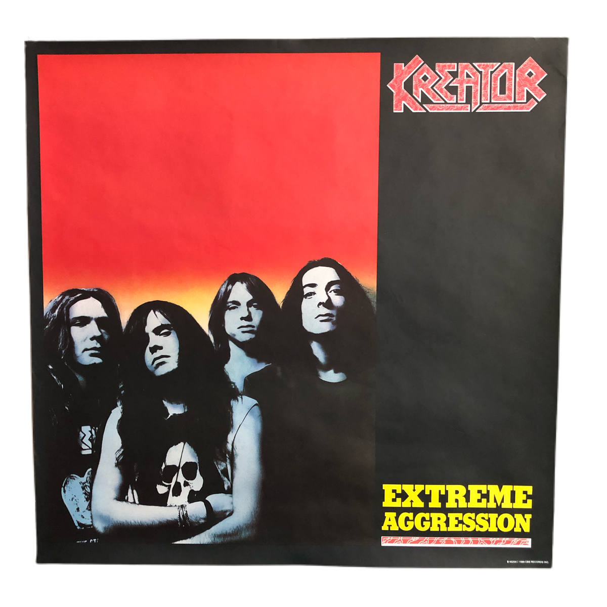Vintage Kreator &quot;Extreme Aggression&quot; Promotional Poster