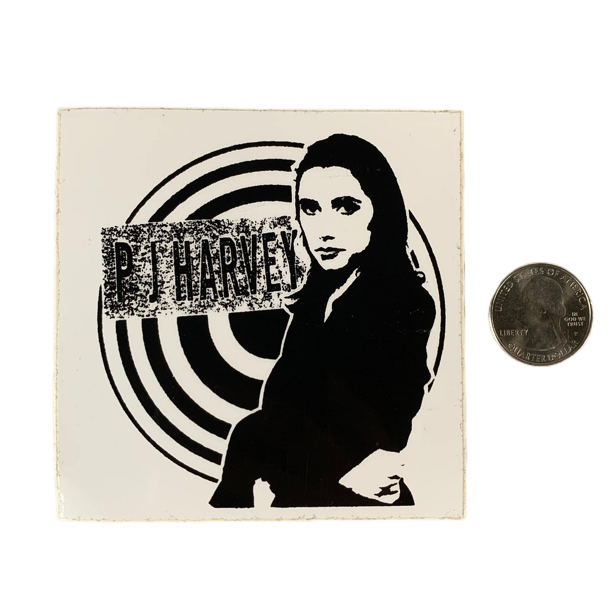 Vintage PJ Harvey Curve &quot;Rid Of Me&quot; Sticker Lot - jointcustodydc