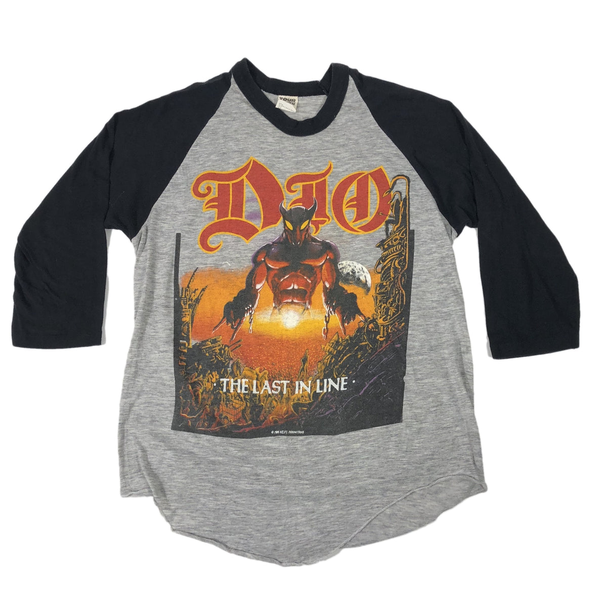 Vintage Dio &quot;The Last In Line Tour&quot; Raglan T-Shirt - jointcustodydc