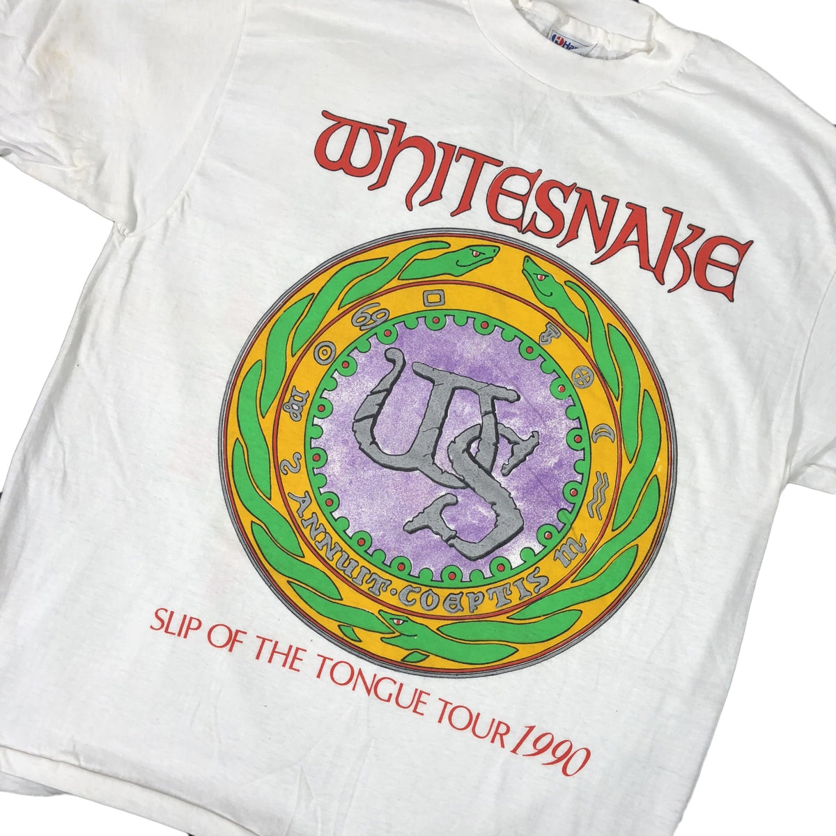 Vintage Whitesnake &quot;Slip Of The Tongue Tour&quot; T-Shirt - jointcustodydc