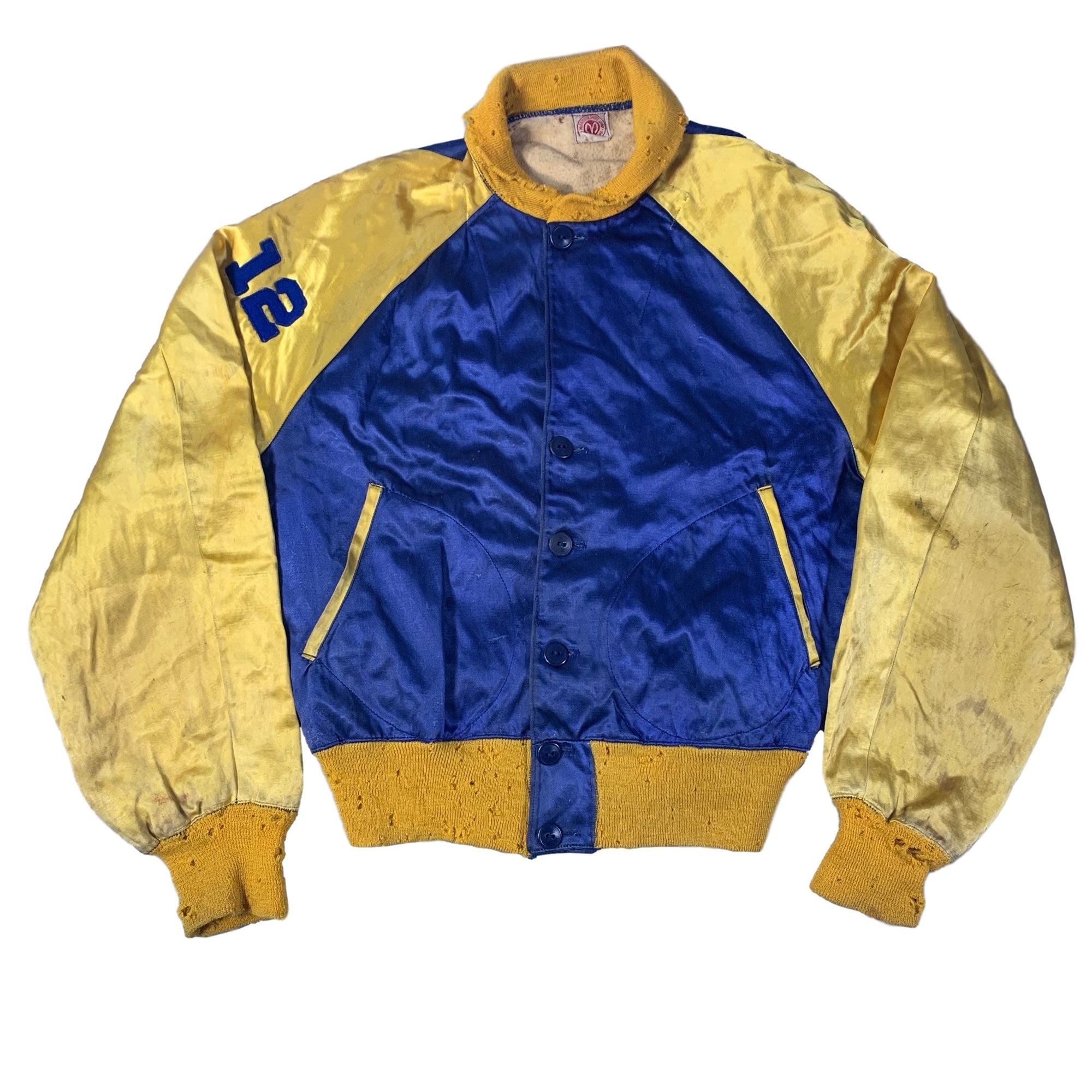 Vintage McFaddin Sport Shop "#12" Satin Club Jacket - jointcustodydc