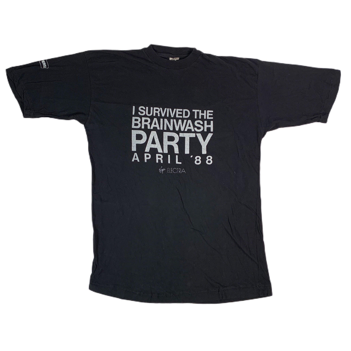Vintage Converse Virgin Records &quot;Brainwash Party&quot; T-Shirt - jointcustodydc