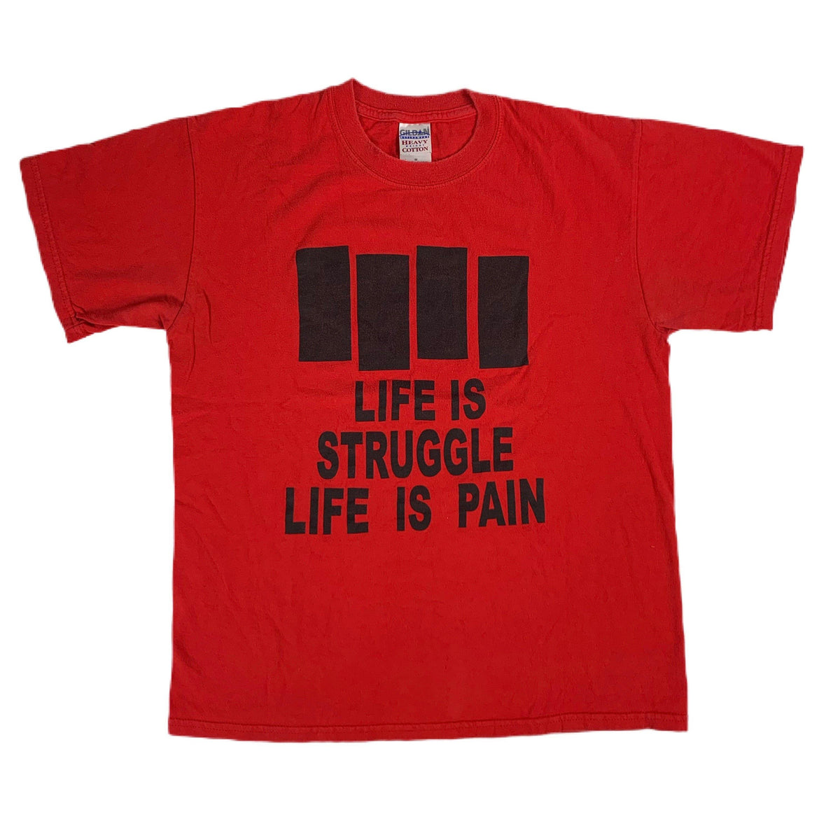 Vintage Black Flag &quot;Life Is Struggle&quot; T-Shirt - jointcustodydc