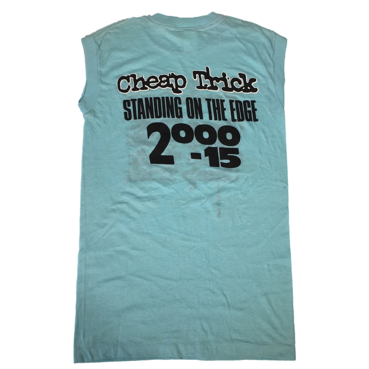 Vintage Cheap Trick &quot;Standing On The Edge&quot; Sleeveless T-Shirt - jointcustodydc