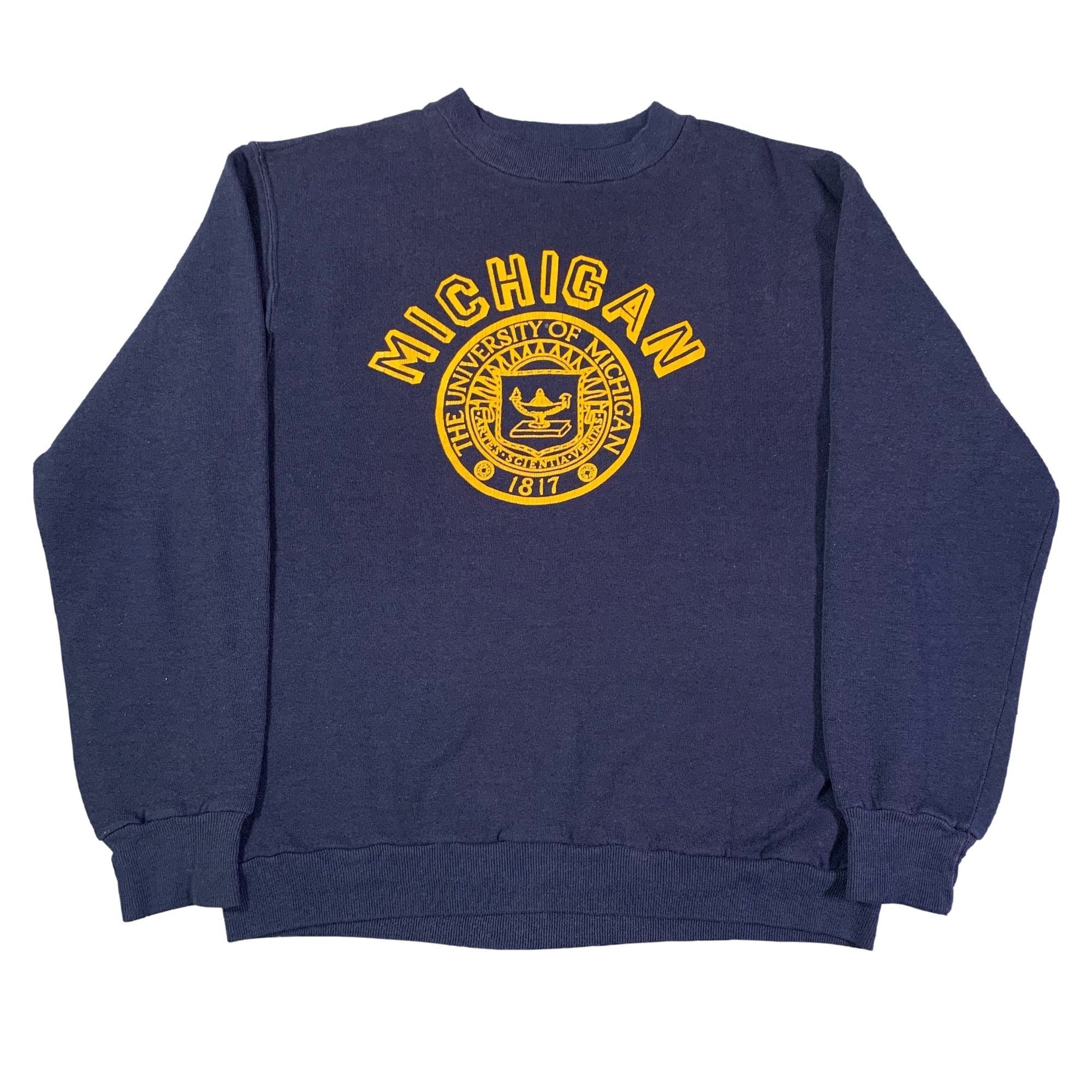 Vintage The University Of Michigan "1817" Crewneck Sweatshirt - jointcustodydc