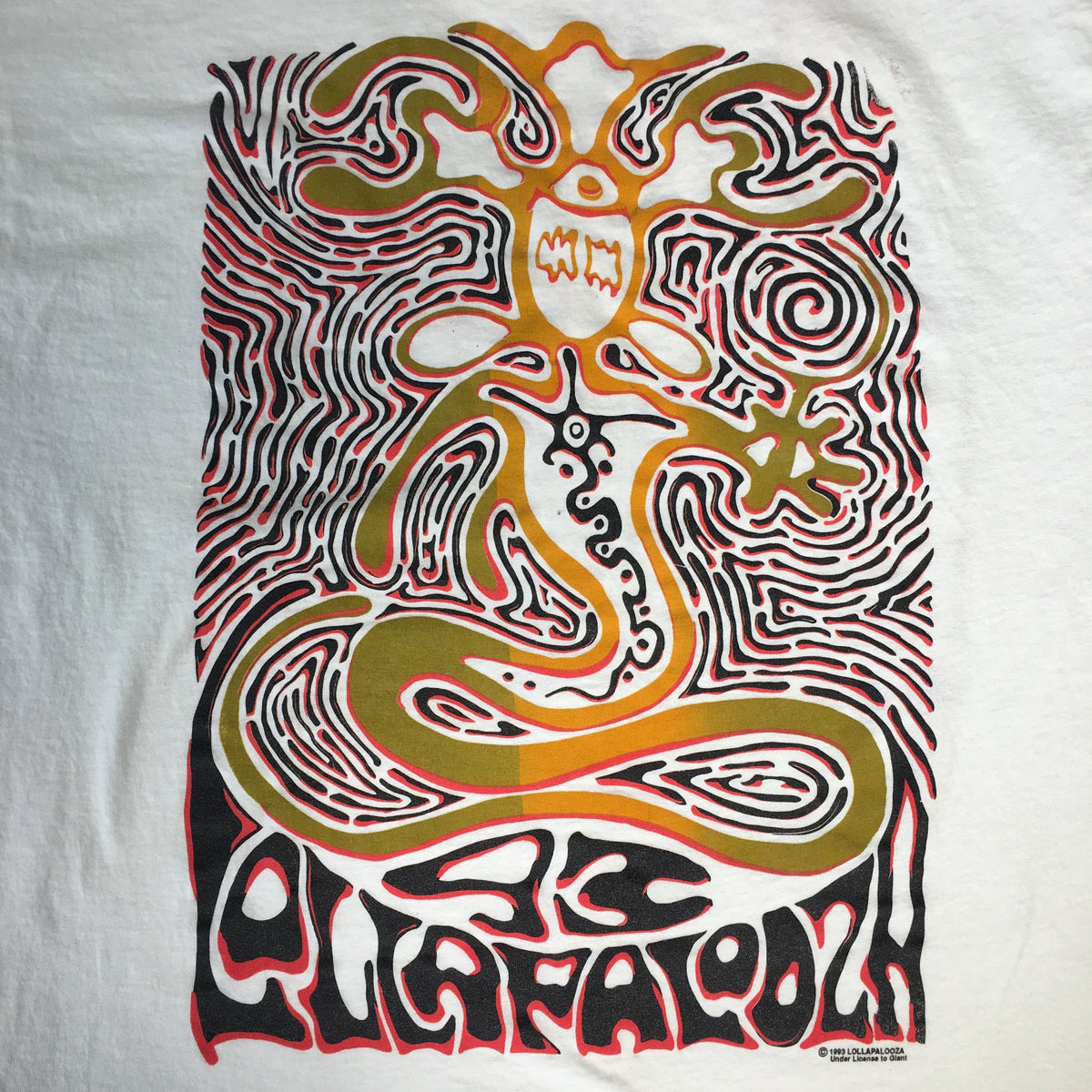 Vintage Lollapalooza &quot;93&quot; T-Shirt - jointcustodydc