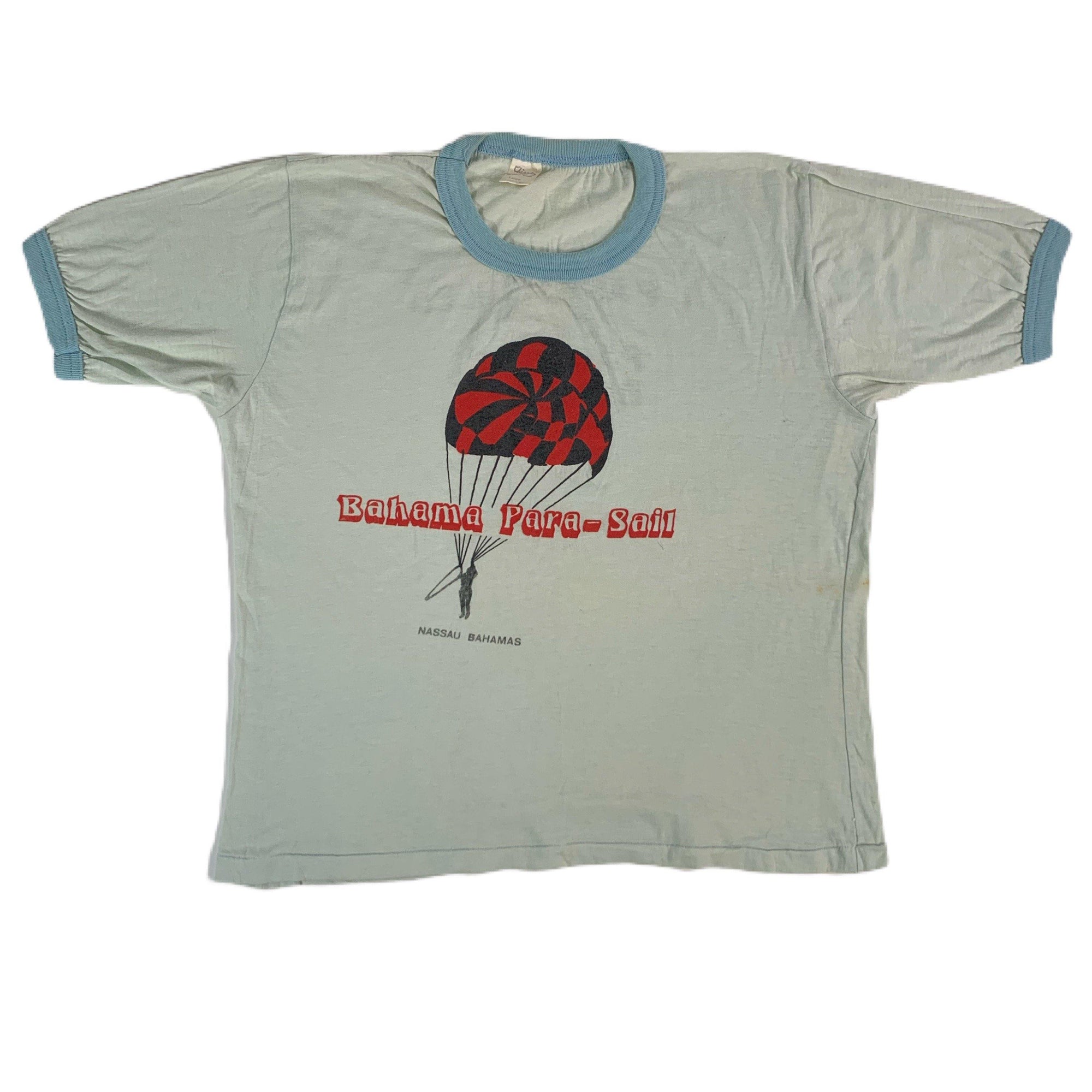 Vintage Nassau Bahamas "Para-Sail" Ringer Shirt - jointcustodydc