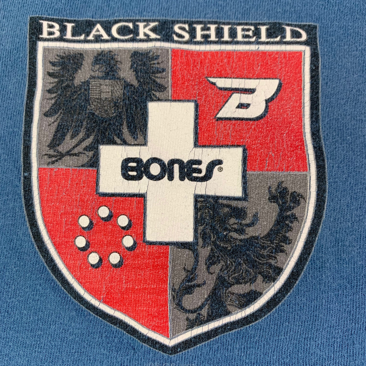 Vintage Bones Swiss &quot;Black Shield&quot; T-Shirt - jointcustodydc