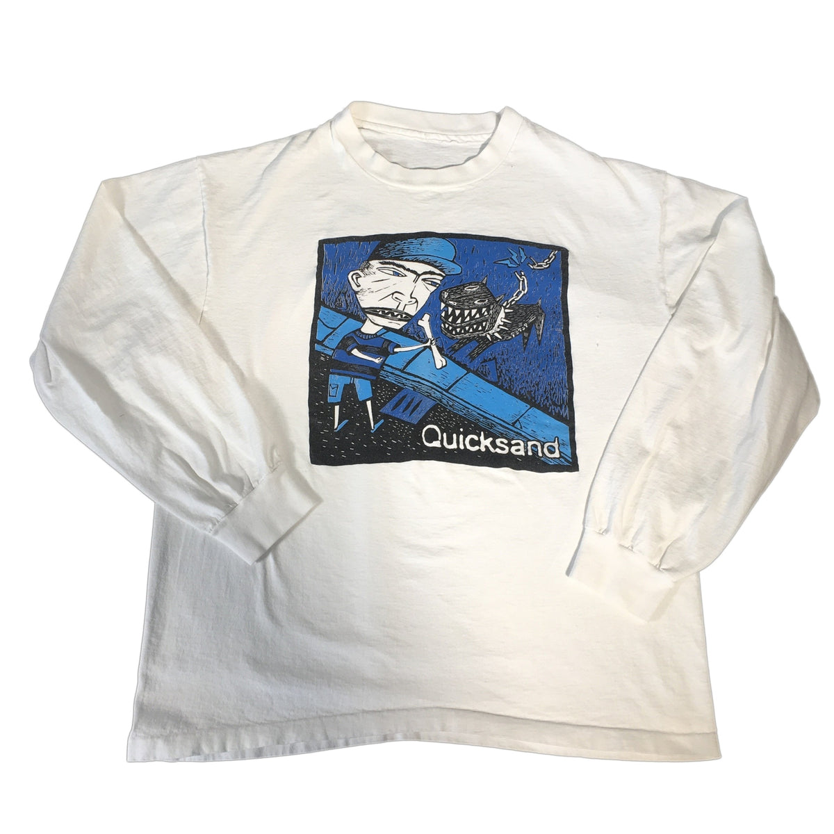 Vintage Quicksand &quot;Slip&quot; Long Sleeve T-Shirt - jointcustodydc