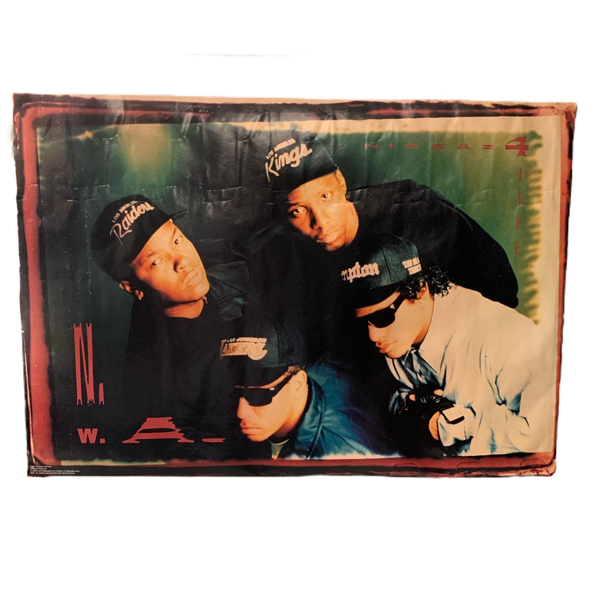 Vintage N.W.A. "Ruthless Records" Promo Poster - jointcustodydc
