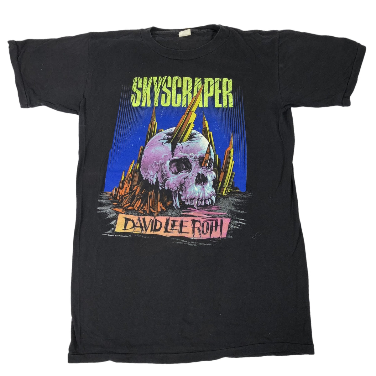 Vintage David Lee Roth &quot; Skyscraper Skull&quot; T-Shirt - jointcustodydc
