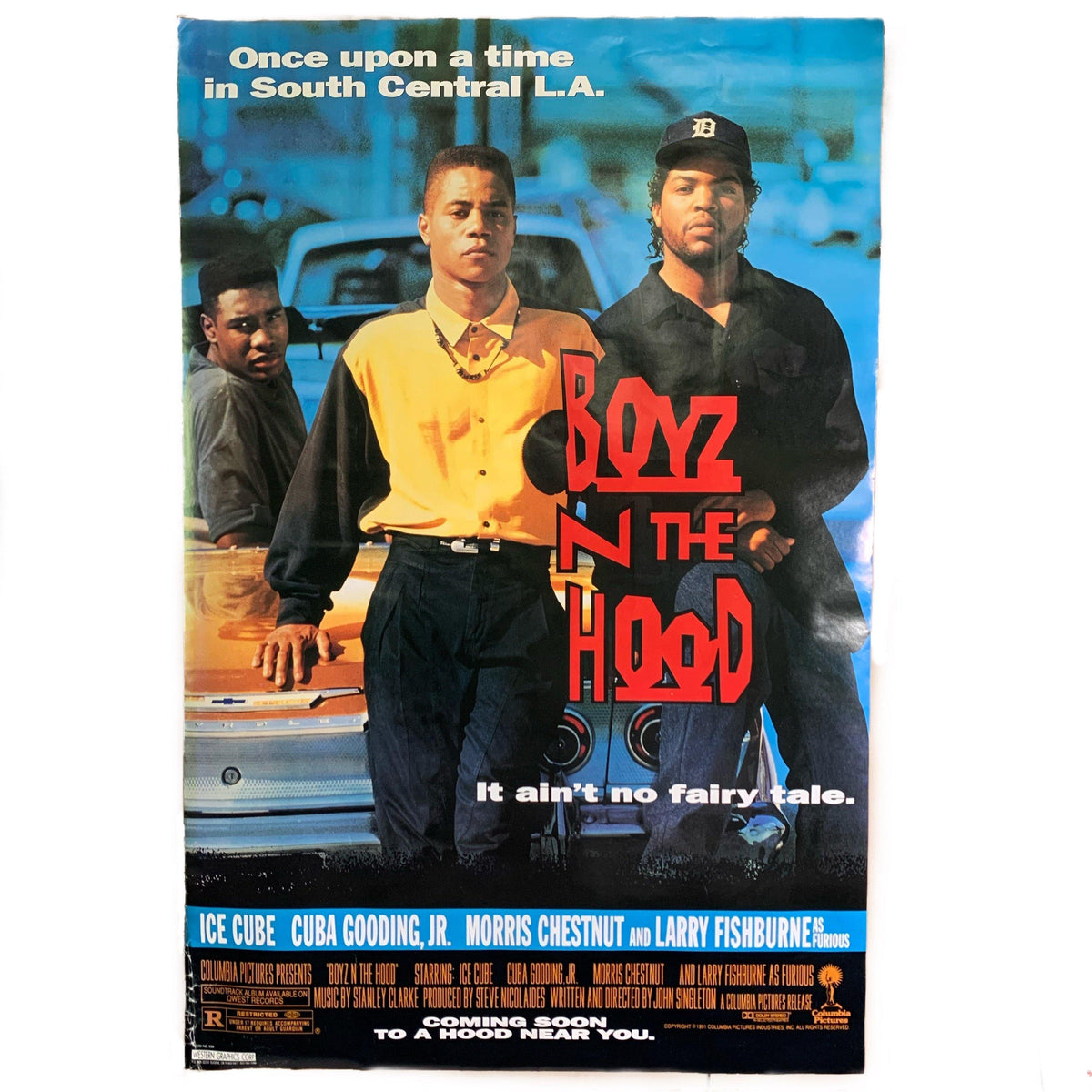 Vintage John Singleton &quot;Boyz N The Hood&quot; Promo Poster - jointcustodydc