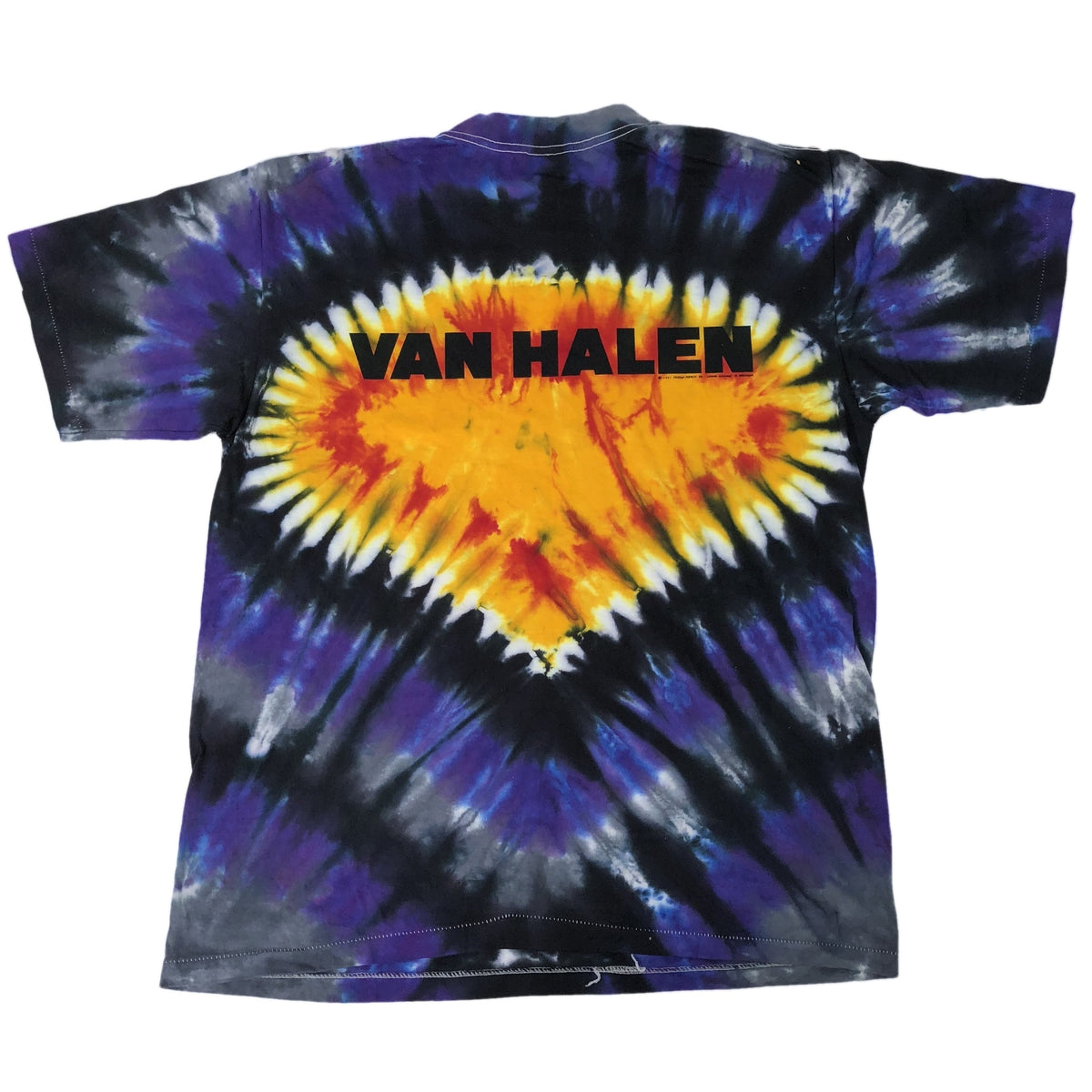 Vintage Van Halen &quot;For Unlawful Carnal Knowledge&quot; Tie Dye T-Shirt - jointcustodydc