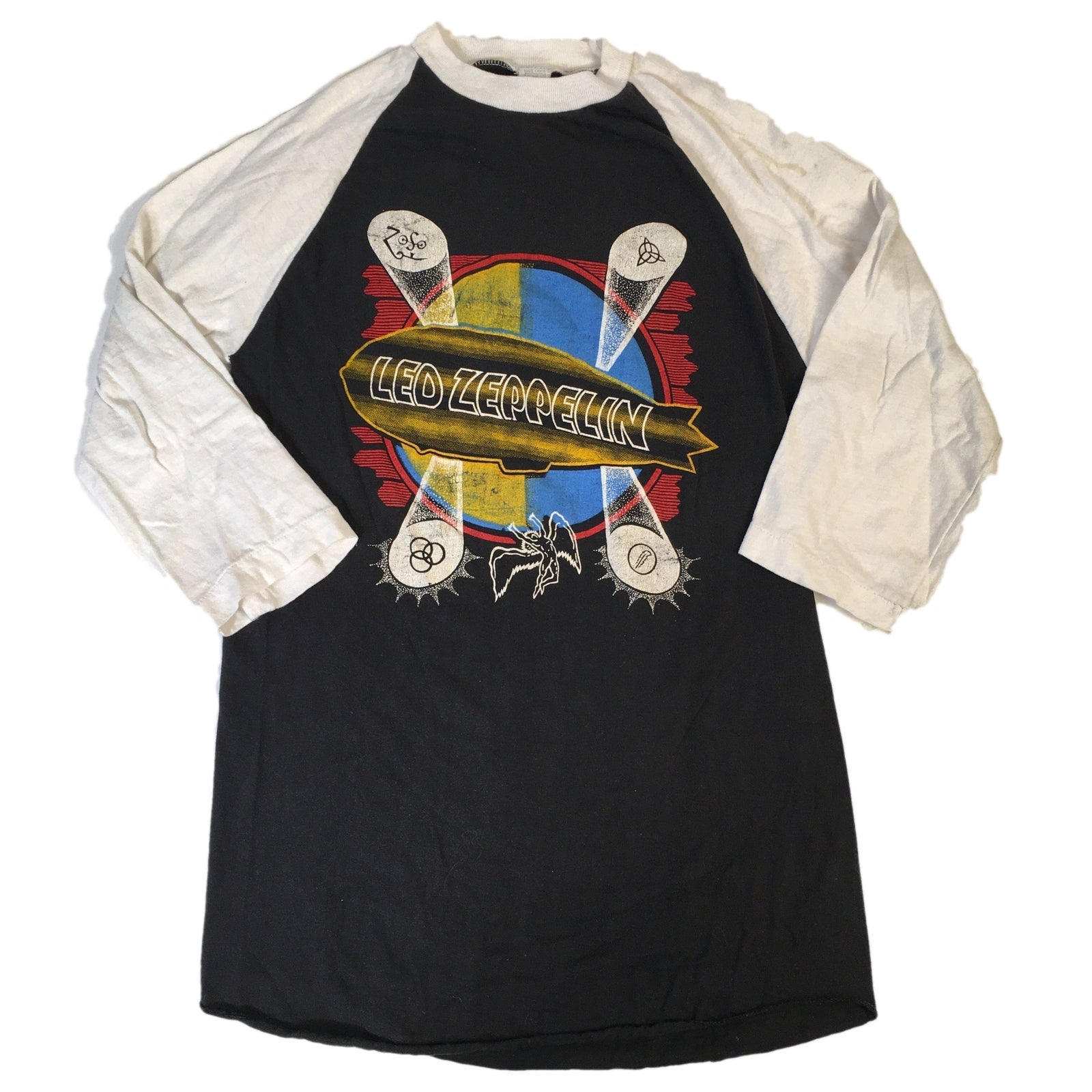 Vintage Led Zeppelin "Record" Raglan - jointcustodydc