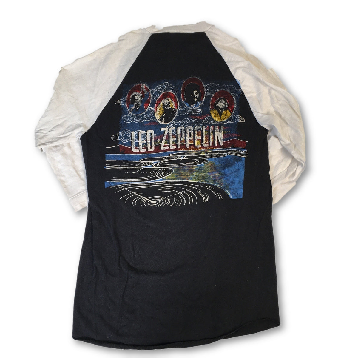 Vintage Led Zeppelin &quot;Record&quot; Raglan - jointcustodydc