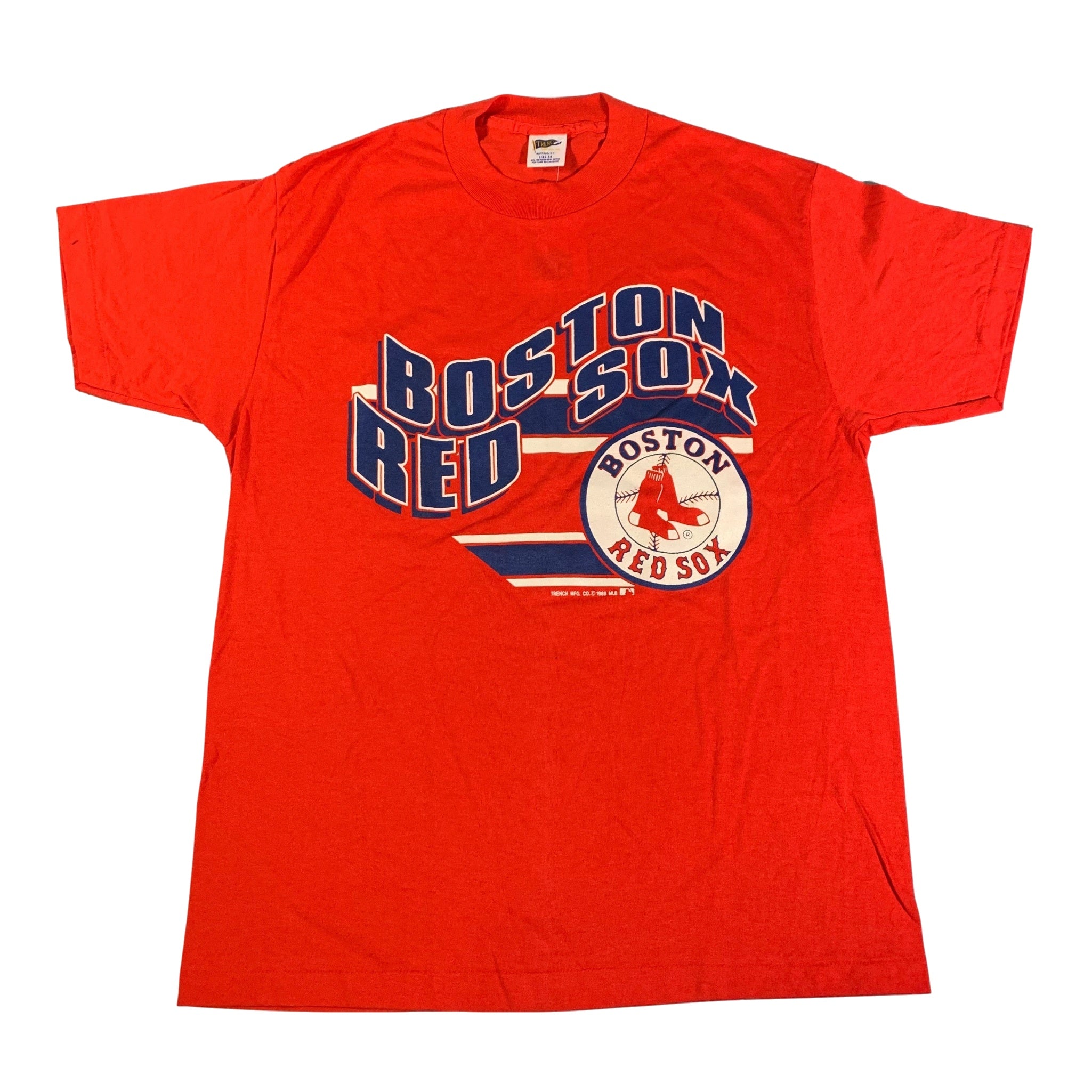 Vintage Boston Red Sox Stitches T-Shirt - Large White Cotton