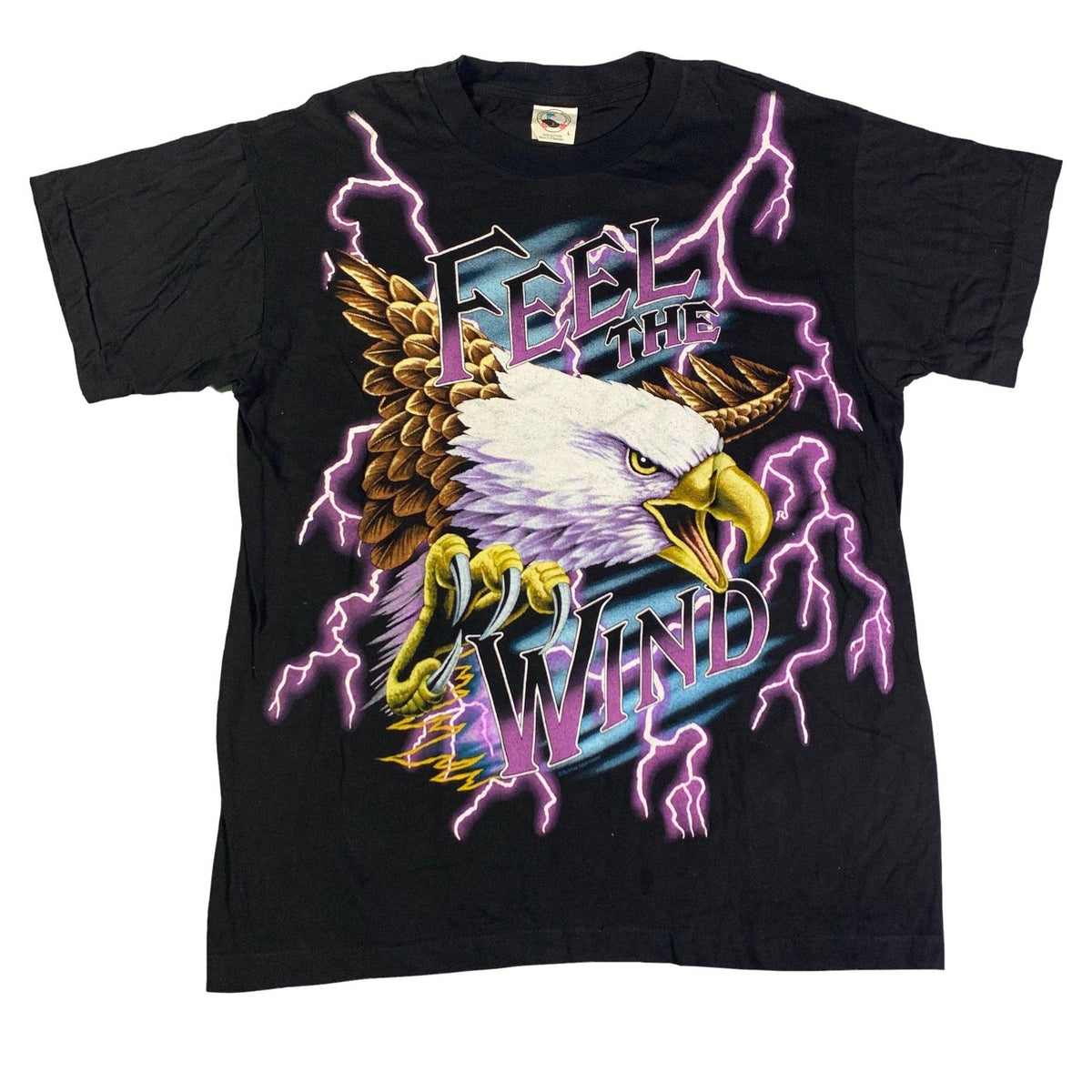 Vintage American Thunder &quot;Feel The Wind&quot; T-Shirt - jointcustodydc