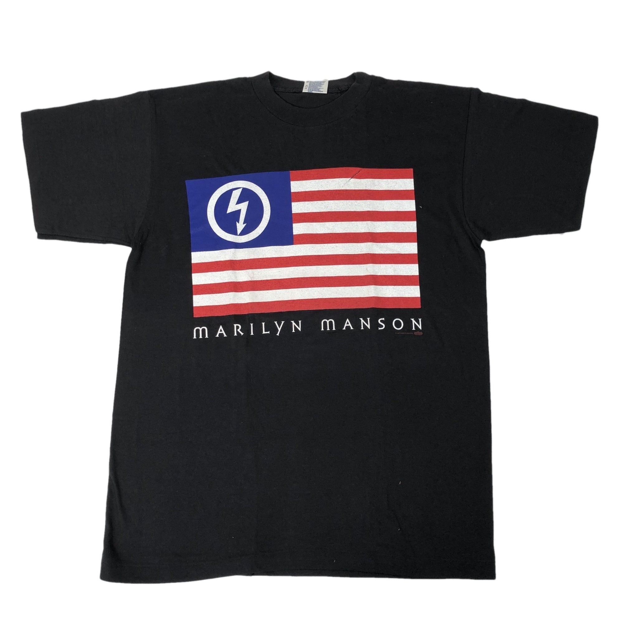 Vintage Marilyn Manson "American By Birth Antichrist By Choice" T-Shirt - jointcustodydc