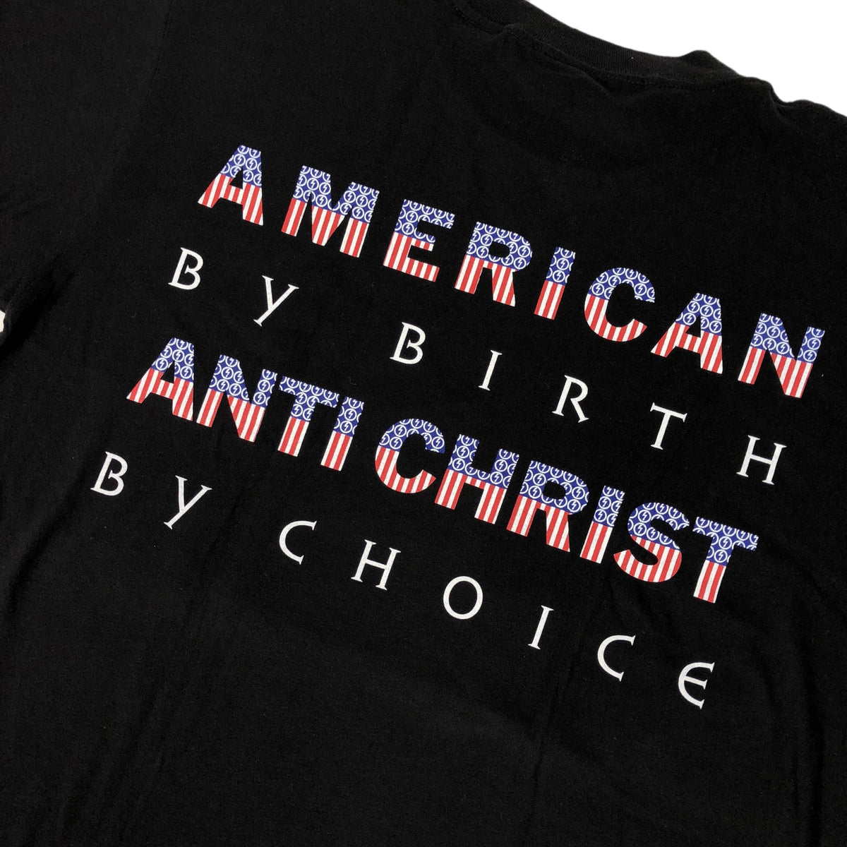 Vintage Marilyn Manson &quot;American By Birth Antichrist By Choice&quot; T-Shirt - jointcustodydc