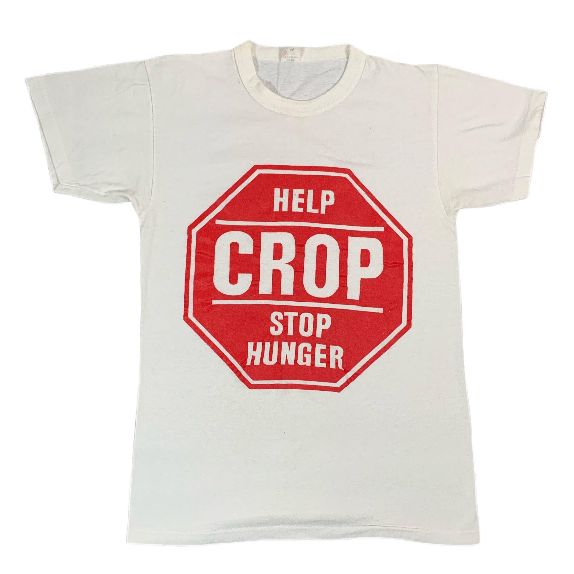Vintage Help Crop "Stop Hunger" T-Shirt - jointcustodydc