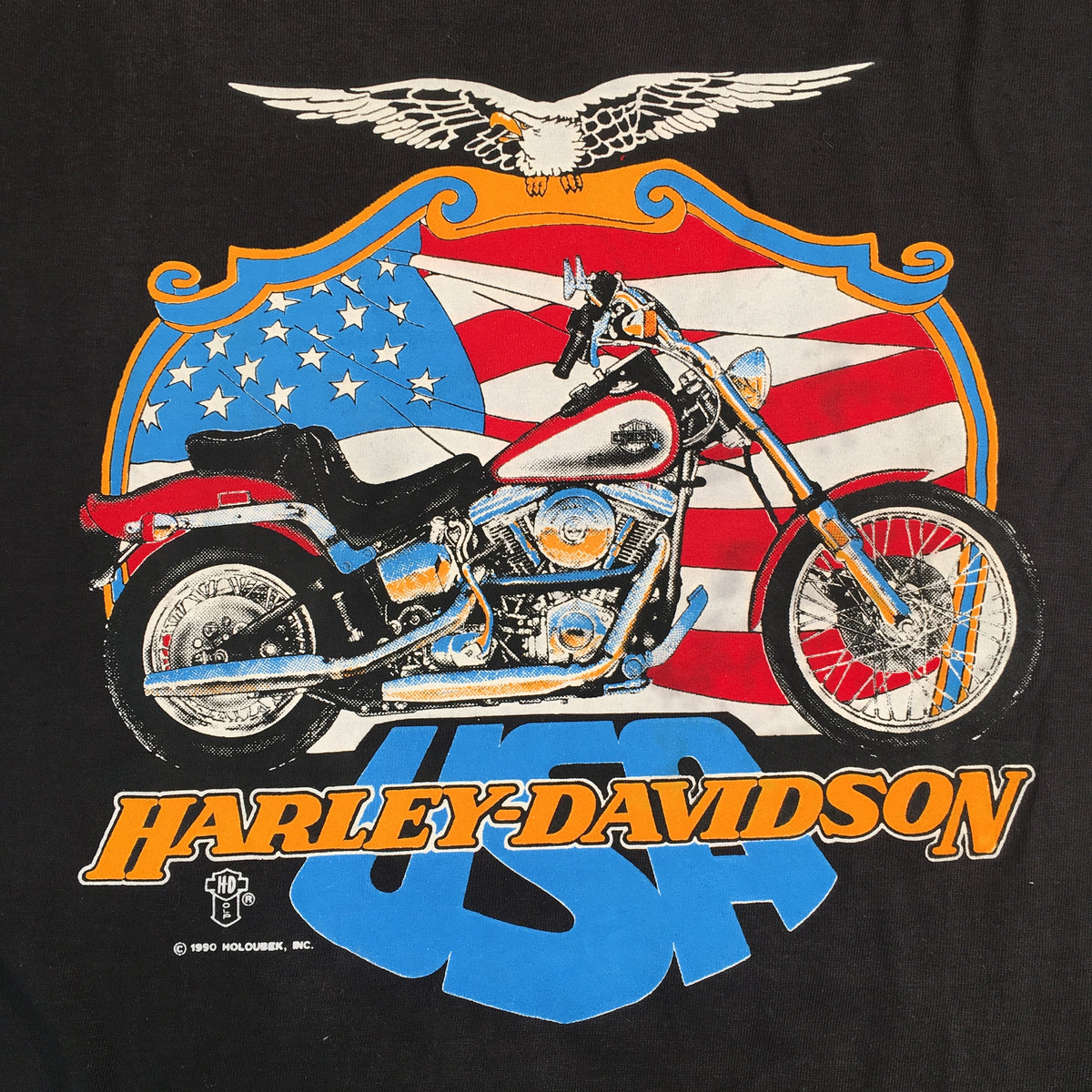 Vintage Harley-Davidson &quot;USA&quot; T-Shirt - jointcustodydc