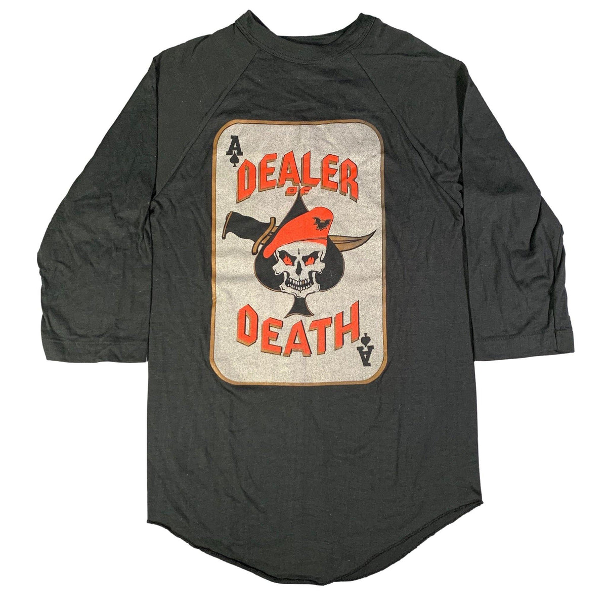 Vintage Original Aces Dealer of Death Raglan Shirt