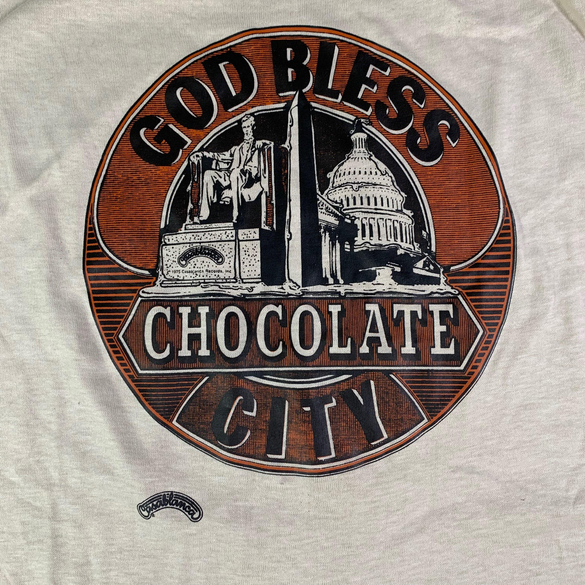 Vintage Parliament &quot;Chocolate City&quot; Casablanca T-Shirt - jointcustodydc