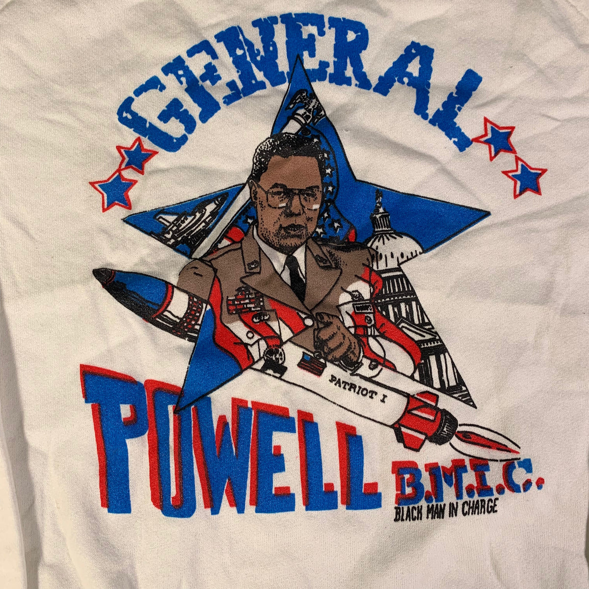 Vintage General Powell &quot;B.M.I.C.&quot; Crewneck Sweatshirt - jointcustodydc