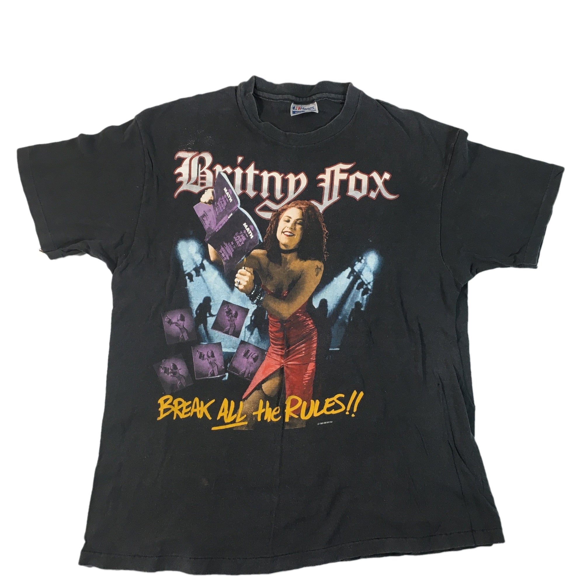 Vintage Britny Fox "Break All The Rules" T-Shirt - jointcustodydc