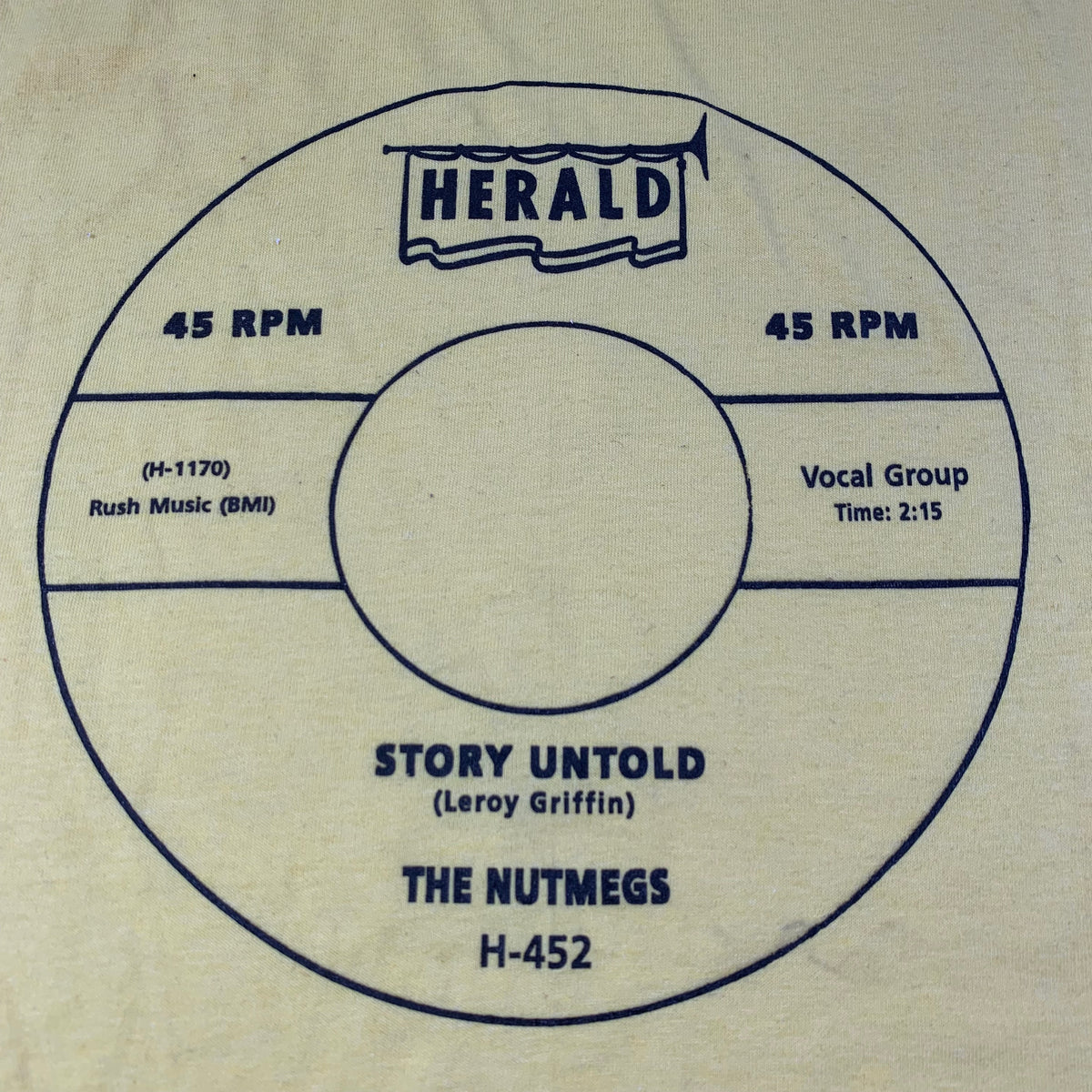 Vintage The Nutmegs &quot;Story Untold&quot; T-Shirt - jointcustodydc