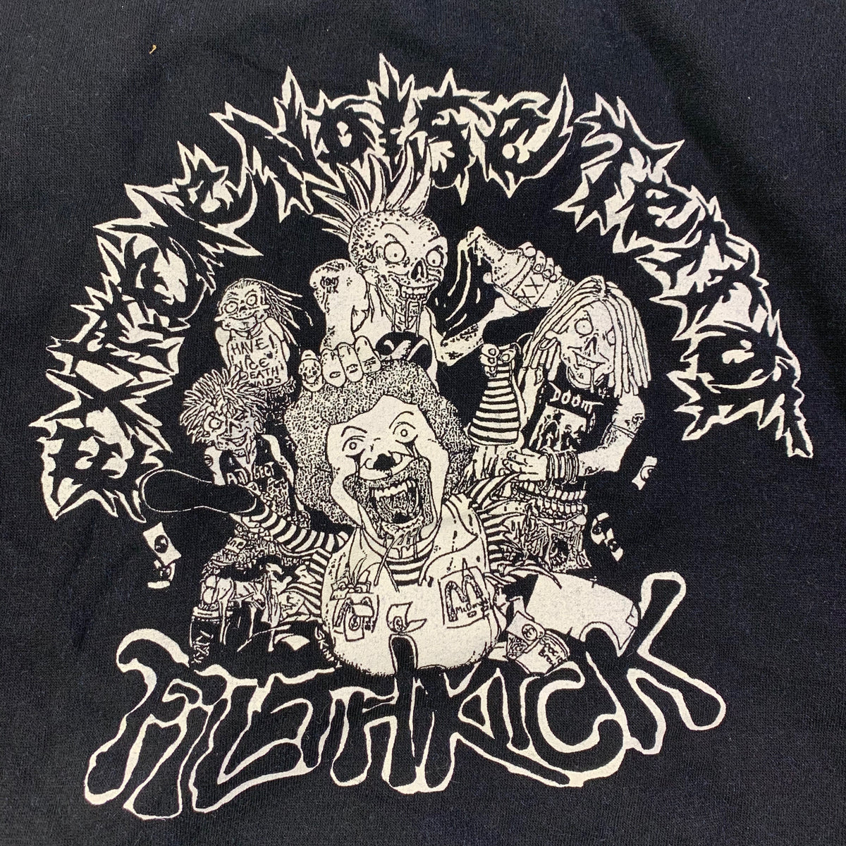 Vintage Extreme Noise Terror &quot;Filthkick&quot; Crewneck Sweatshirt - jointcustodydc