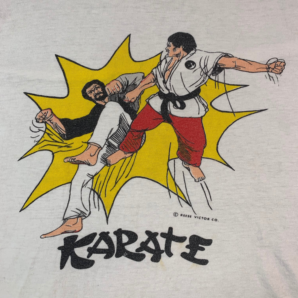 Vintage Reese Victor Co. &quot;Karate&quot; Kid&#39;s T-Shirt - jointcustodydc
