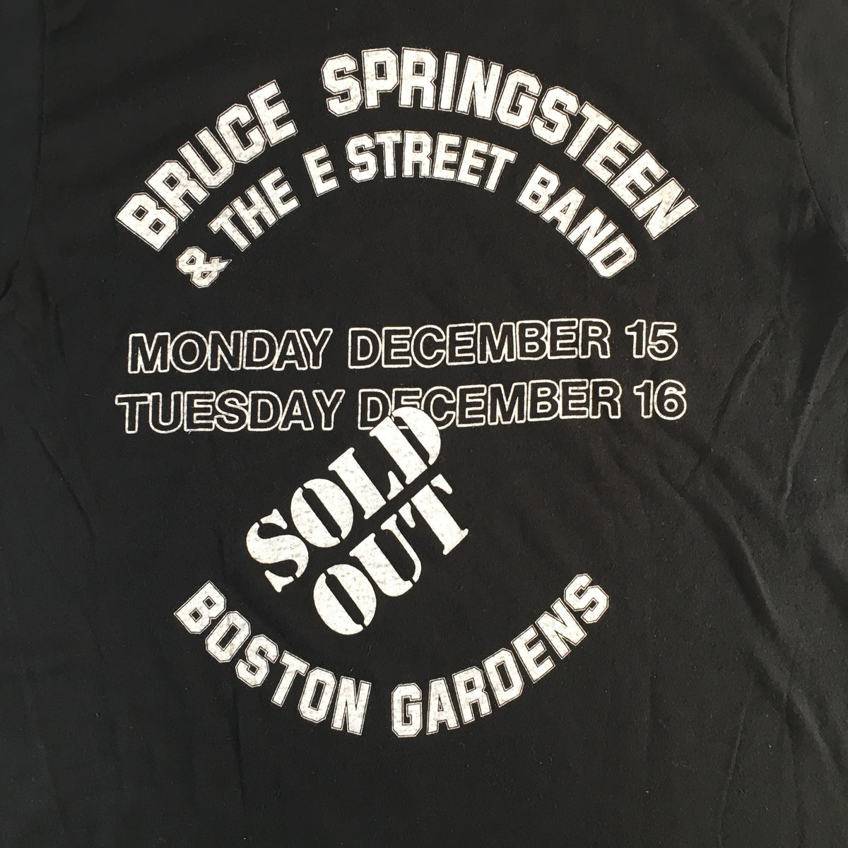 Vintage Bruce Springsteen &amp; The E Street Band &quot;Boston Gardens&quot; T-Shirt - jointcustodydc