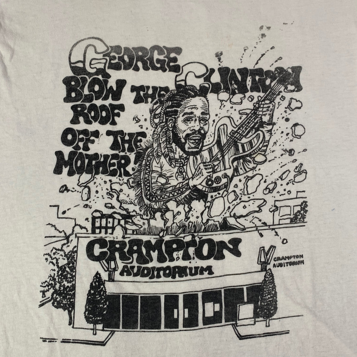 Vintage George Clinton Parliament Funkadelic &quot;Blow The Roof Off DC&quot; T-Shirt - jointcustodydc
