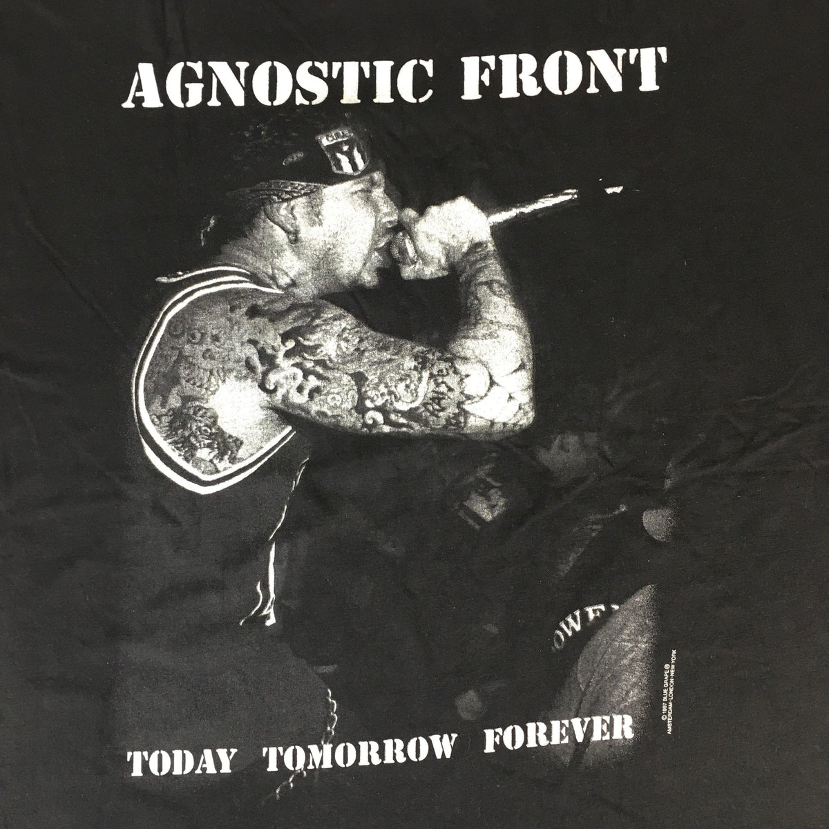 Vintage Agnostic Front &quot;Today Tomorrow Forever&quot; T-Shirt - jointcustodydc