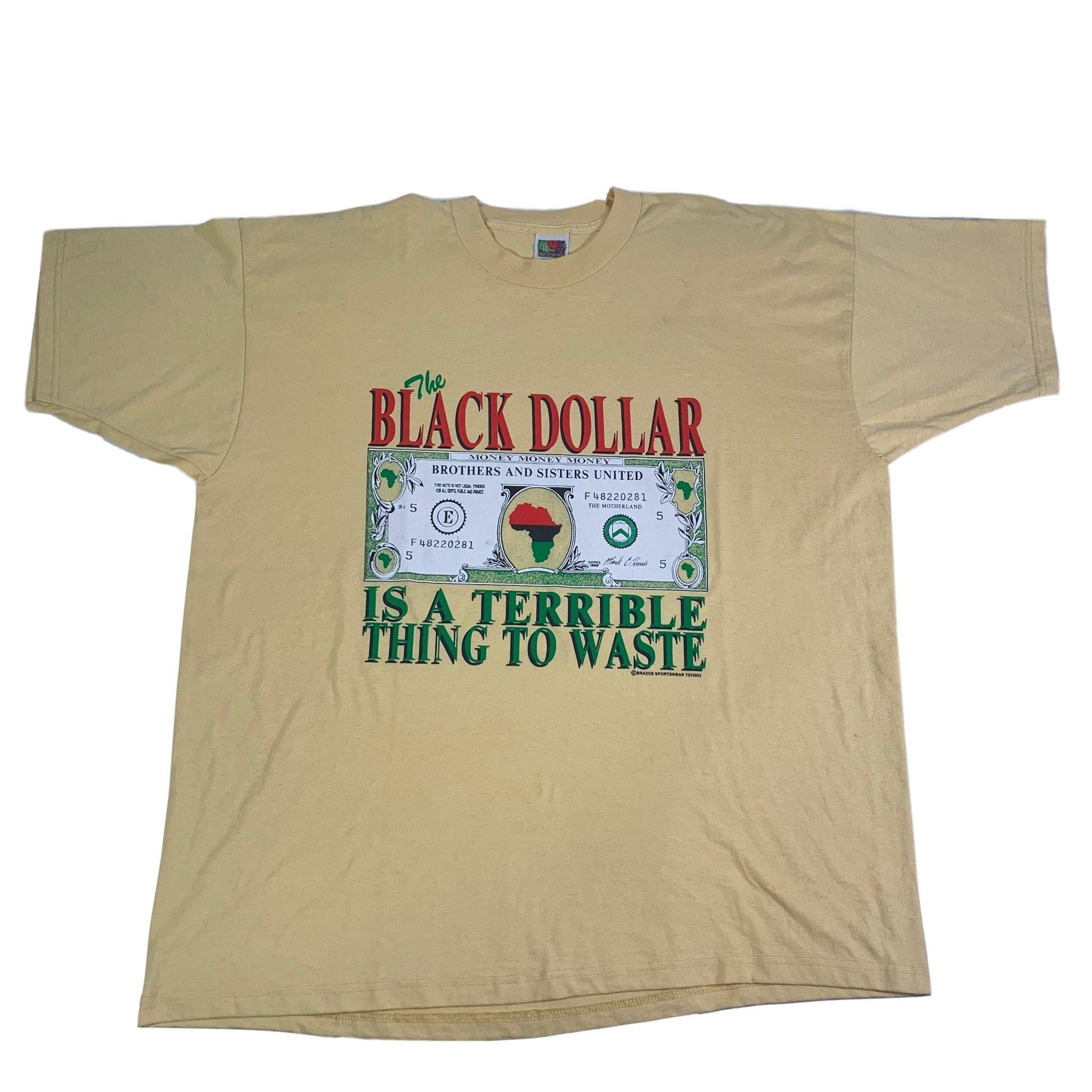 Vintage Afrocentric "The Black Dollar" T-Shirt - jointcustodydc