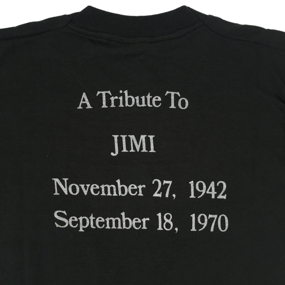 Vintage Jimi Hendrix &quot;Tribute&quot; T-Shirt - jointcustodydc