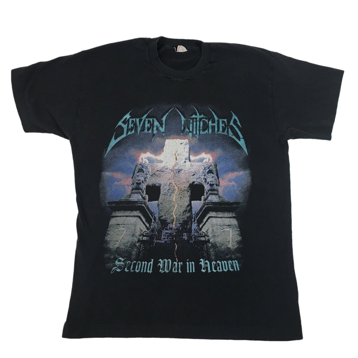 Vintage original Seven Witches Second War In Heaven T Shirt