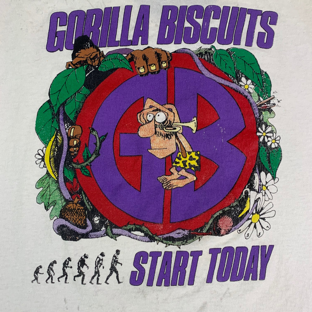 Vintage Gorilla Biscuits &quot;Start Today&quot; Long Sleeve Shirt - jointcustodydc