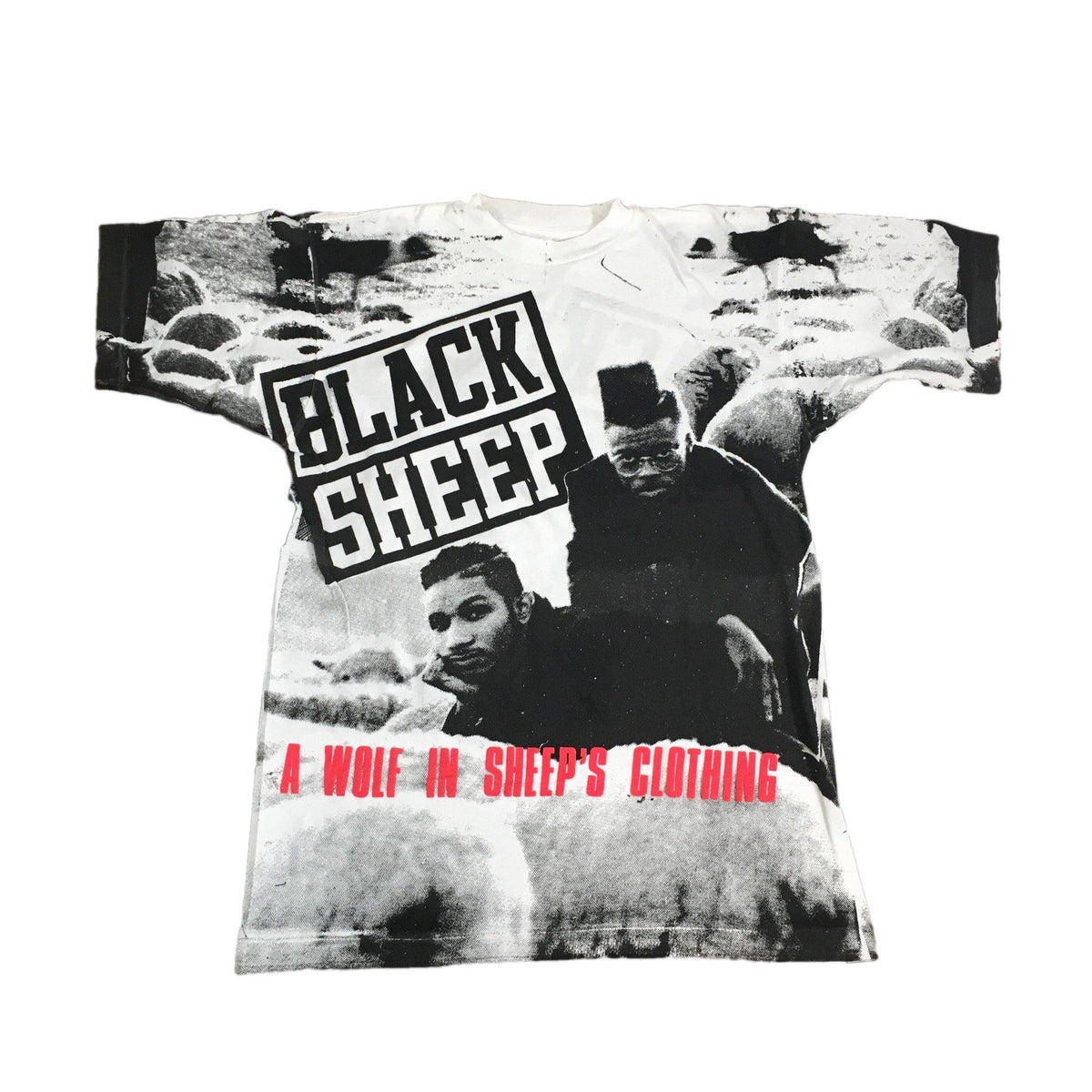 Vintage Black Sheep &quot;A Wolf In Sheep&#39;s Clothing&quot; T-Shirt - jointcustodydc