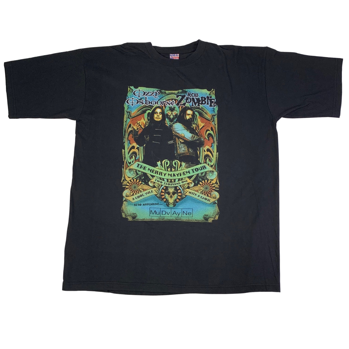 Vintage Ozzy Osbourne Rob Zombie &quot;Merry Mayhem&quot; T-Shirt - jointcustodydc