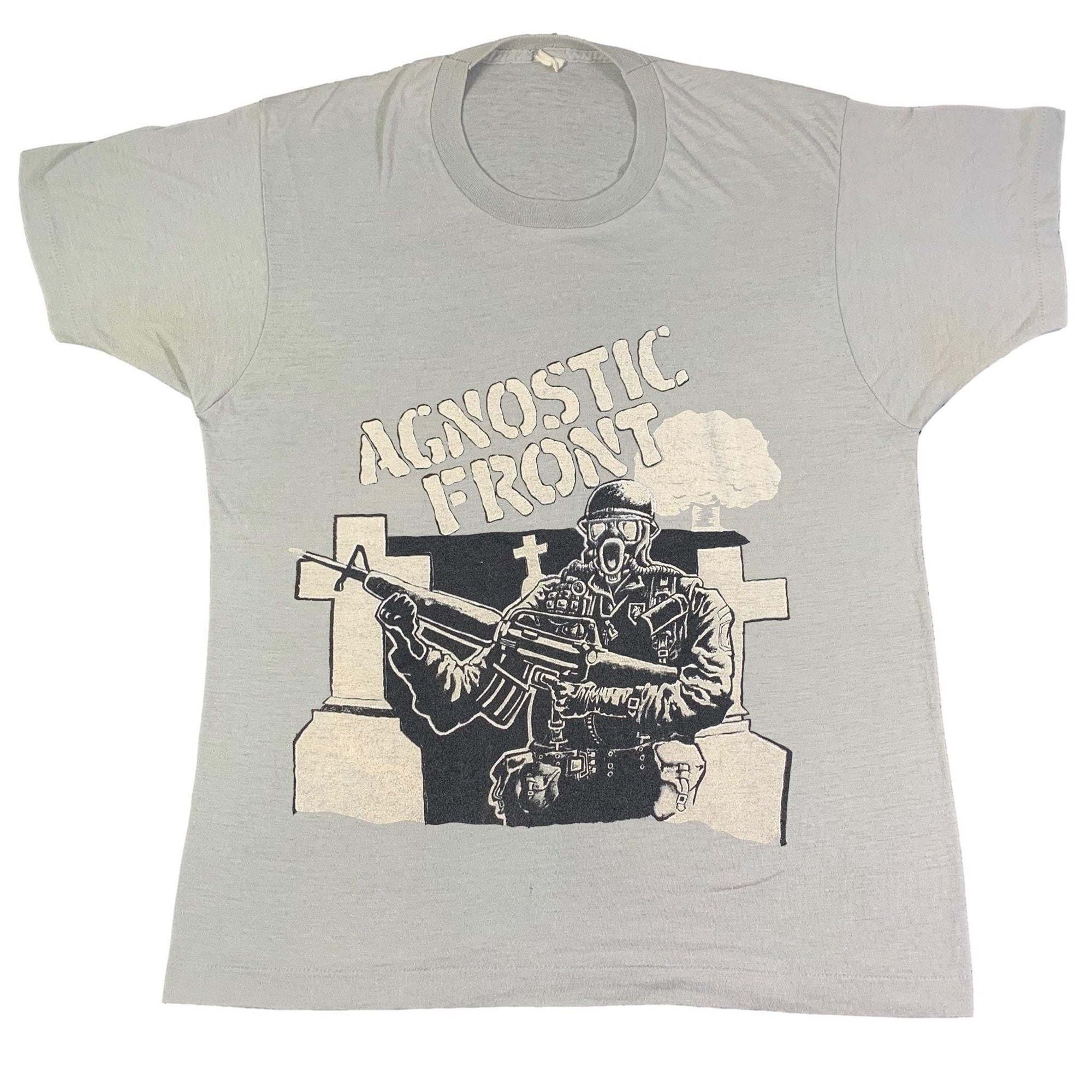 Vintage Original Agnostic Front Toxic Shock T Shirt Front