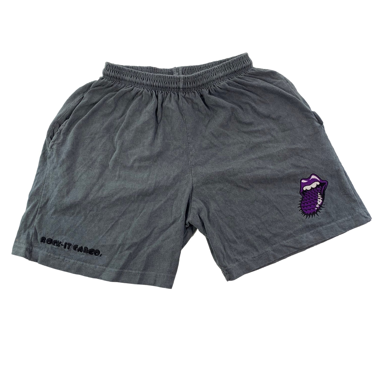 Vintage Rolling Stones "Crew Only" Dyed Shorts - jointcustodydc