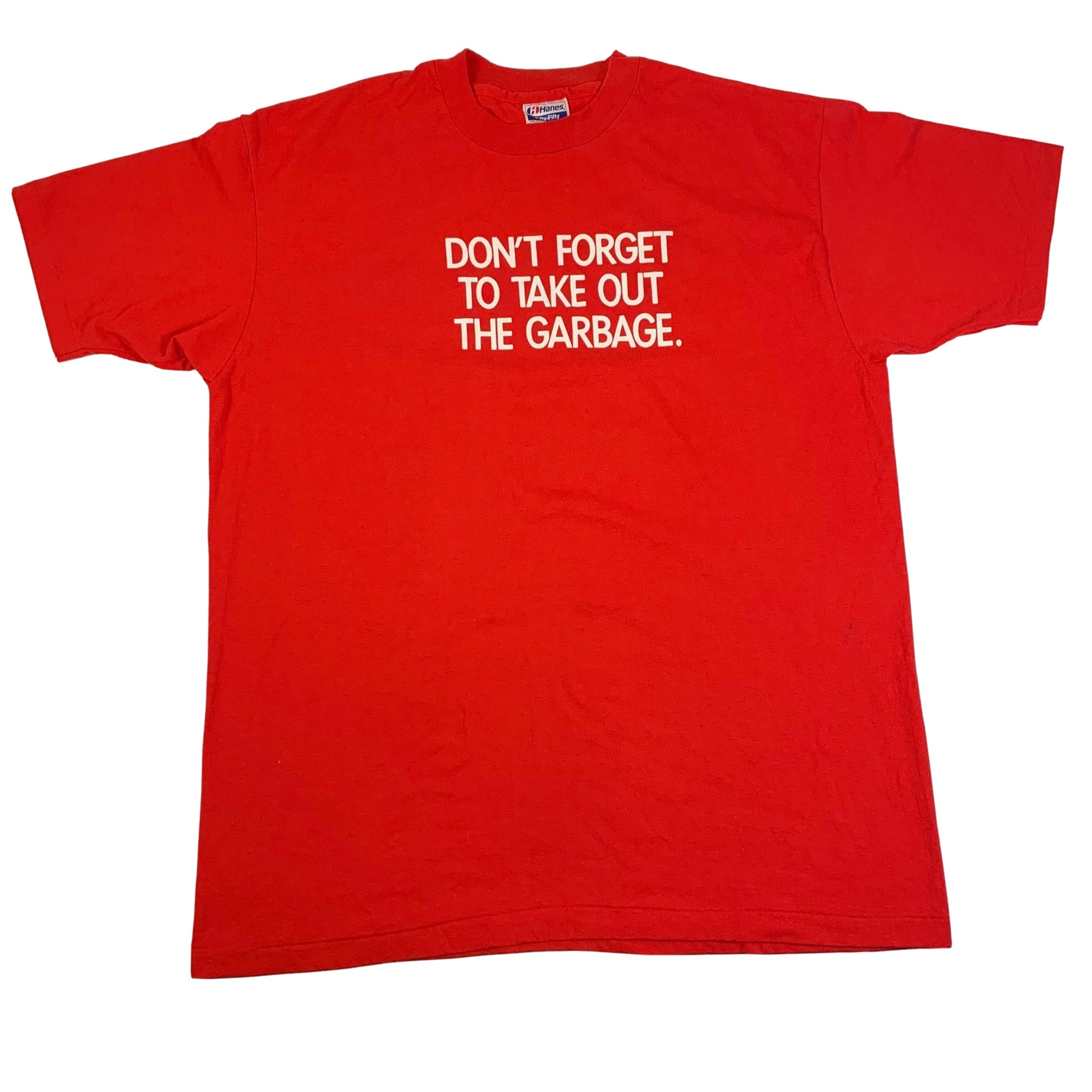 Vintage Out For Justice "Don't Forget To Take Out The Garbage" T-Shirt - jointcustodydc