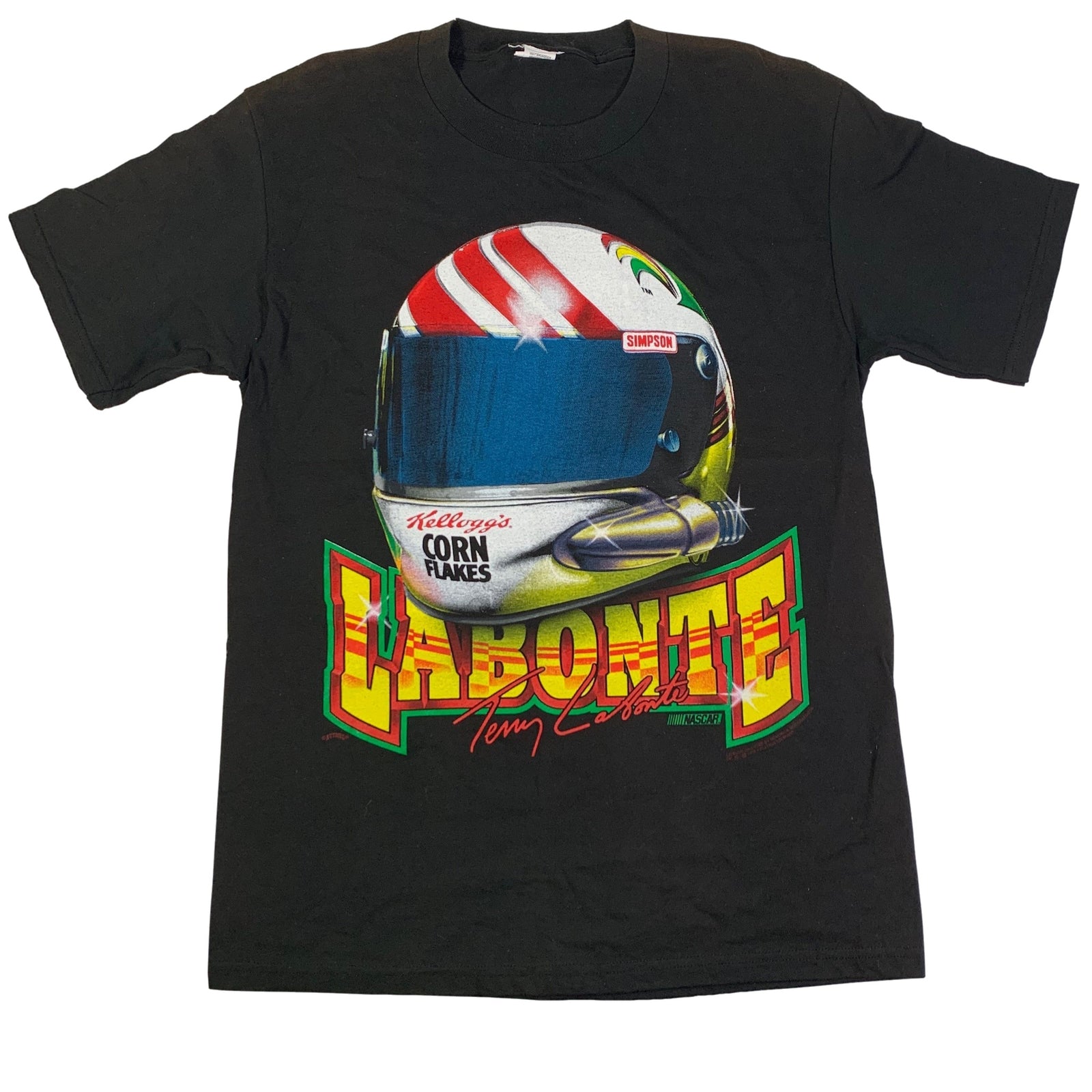 Vintage Nascar Terry Labonte "Helmet" T-SHirt - jointcustodydc